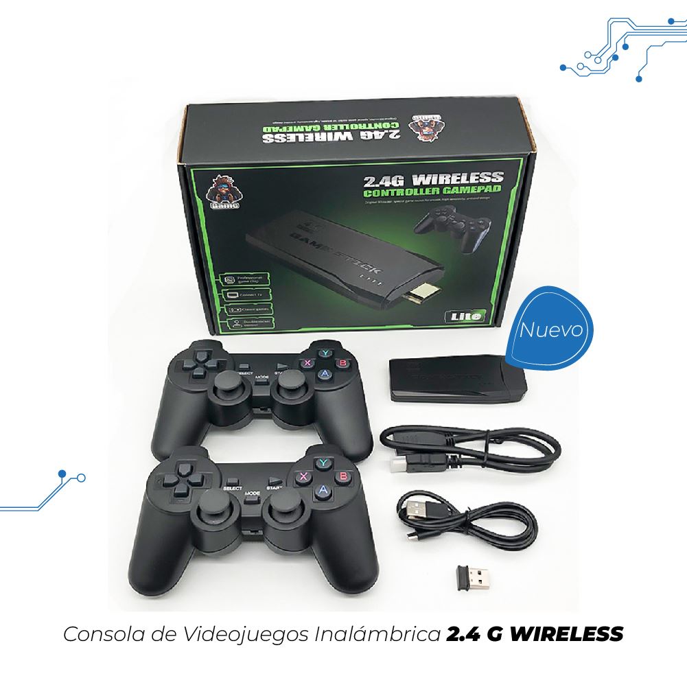 Consola de Videojuegos Inalámbrica 2.4 G WIRELESS